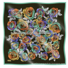 Square silk scarf / Cheap wholesale Italian square silk scarf